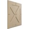Ekena Millwork 19 5/8in. W x 19 5/8in. H Xander EnduraWall Decorative 3D Wall Panel Covers 2.67 Sq. Ft. WP20X20XAGBE - alternate 2